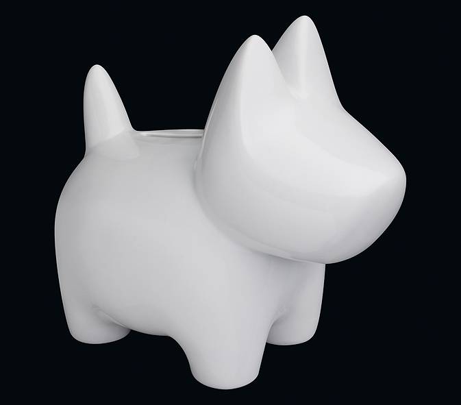 Копилка Собака, 18x11,5x16,5 см, фарфор Cilio