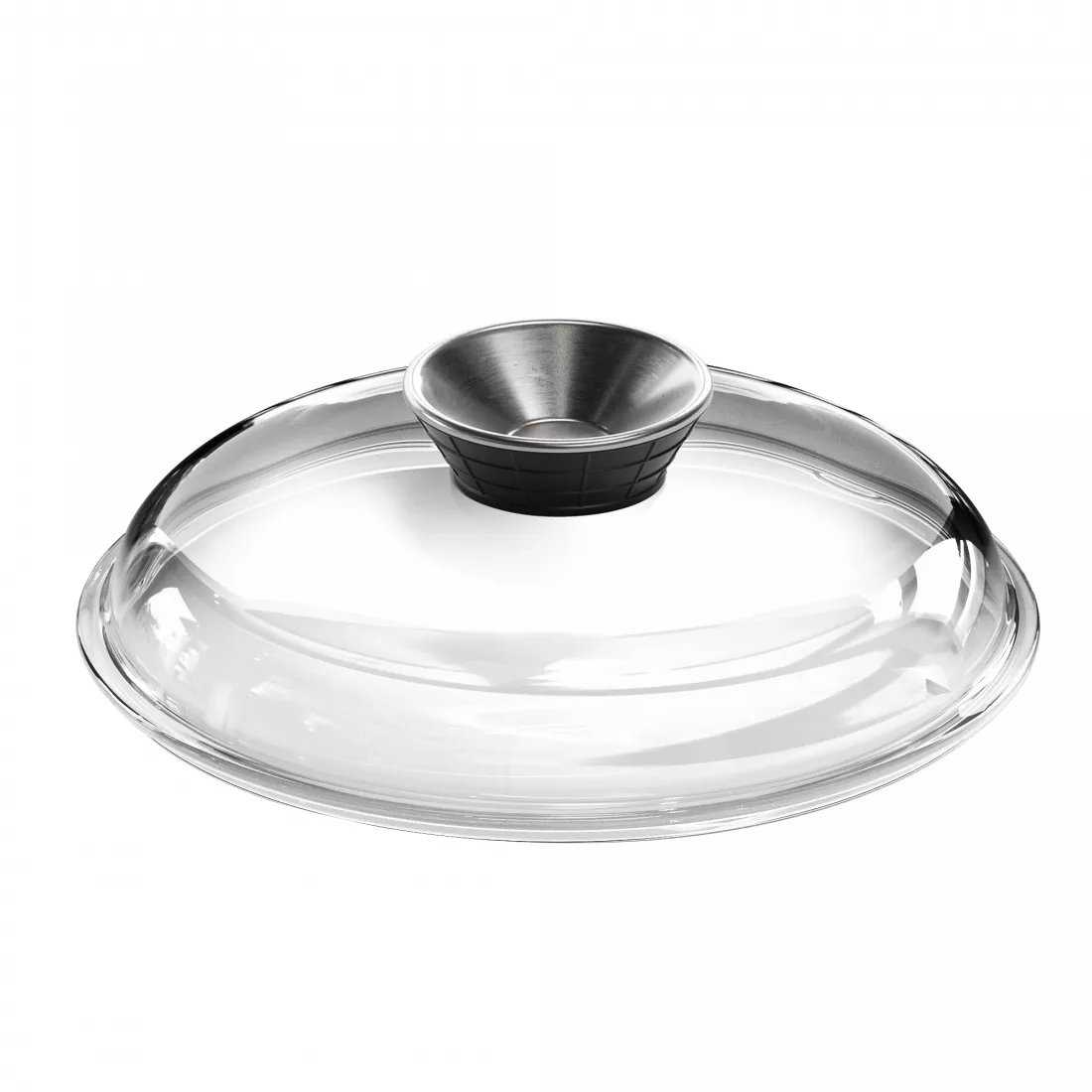 Крышка стеклянная, с арома-ручкой-дозатором, диаметр 28 см, серия Glass Aroma Lids, AMT