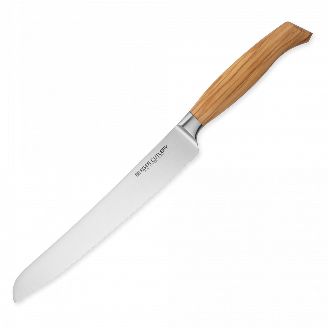 Нож Berger Cutlery для хлеба 22 см, серия Ergo Line Olive