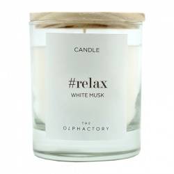 Свеча ароматическая relax - Белый Мускус, 40 ч
