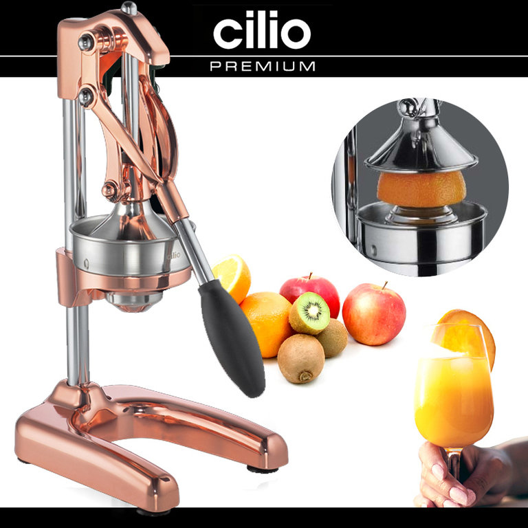 Профессиональный пресс для цитрусовых, медь CILIO