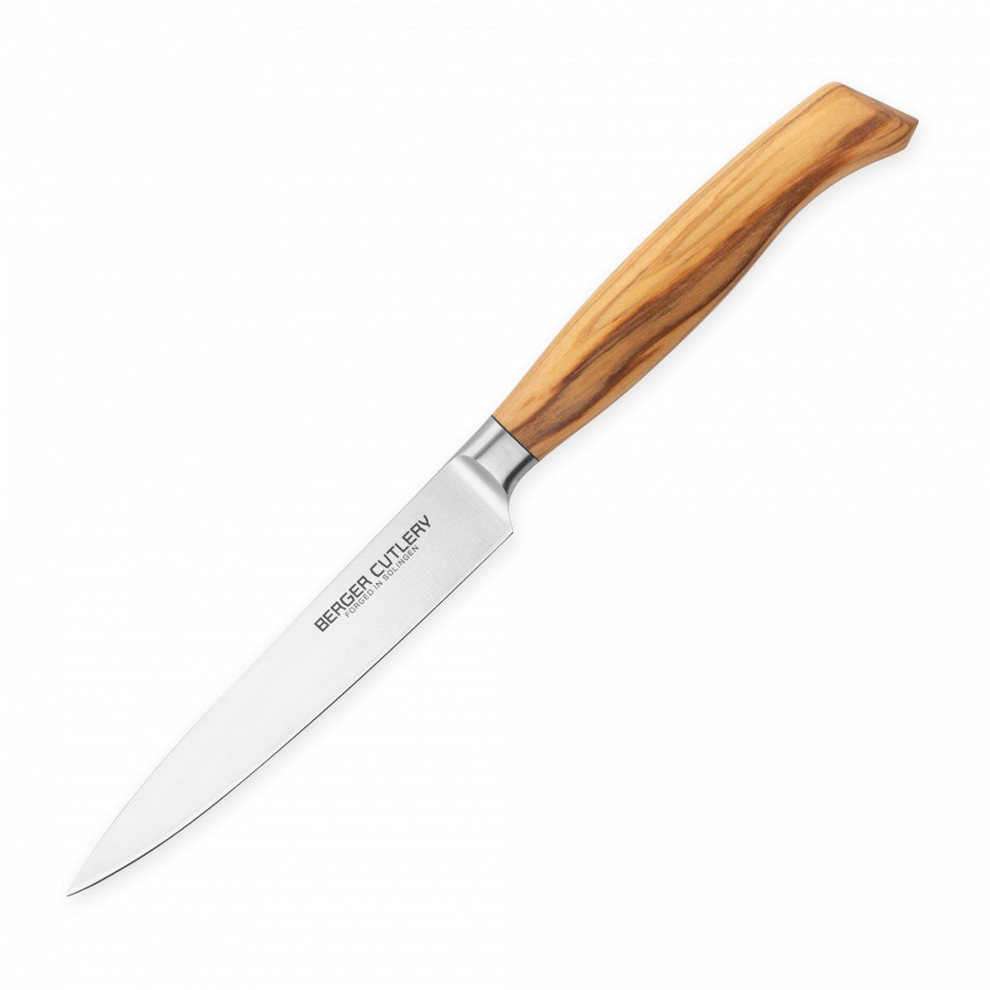 Нож Berger Cutlery для чистки и нарезки 12 см, серия Ergo Line Olive