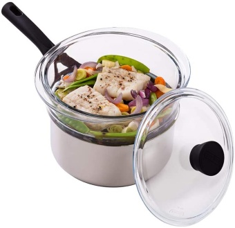 Вставка-пароварка в кастрюлю PYREX, d 24 см, стекло - фото в интернет-магазине Kupiwoll