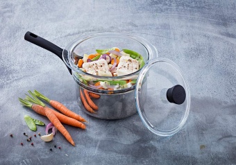 Вставка-пароварка в кастрюлю PYREX, d 20 см, стекло - фото в интернет-магазине Kupiwoll