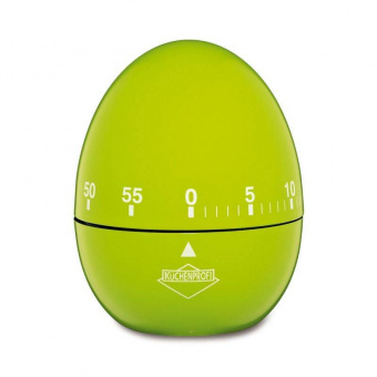 Таймер Egg h-8 см зеленый, сталь 18/10 Kuchenprofi - фото в интернет-магазине Kupiwoll