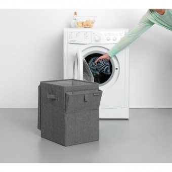 Модульный ящик для белья Brabantia 35 л Серо-черный - фото в интернет-магазине Kupiwoll
