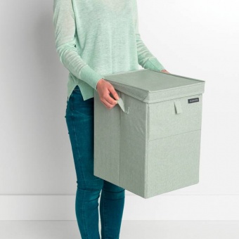 Модульный ящик для белья Brabantia 35 л Светло-зеленый - фото в интернет-магазине Kupiwoll