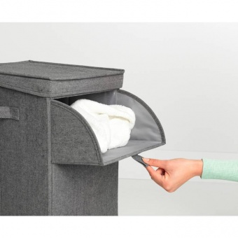 Модульный ящик для белья Brabantia 35 л Серо-черный - фото в интернет-магазине Kupiwoll
