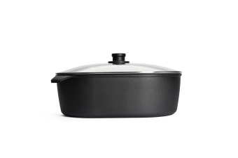 Гусятница WOLL с крышкой h-13 см 40*27 см 10,5 л Diamond Titan Best