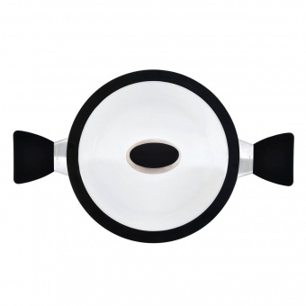 Кастрюля с крышкой 20см 3л Eclipse black and white - фото в интернет-магазине Kupiwoll
