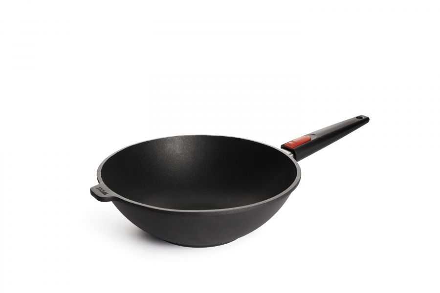 Вок WOLL со съемной ручкой h-11 см d-30 см Titanium Nowo Induction