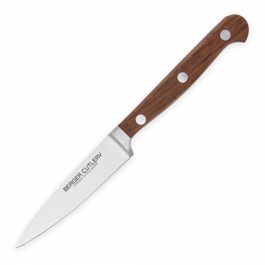 Нож Berger Cutlery для чистки и нарезки 9 см, серия Classic Smoked Oak