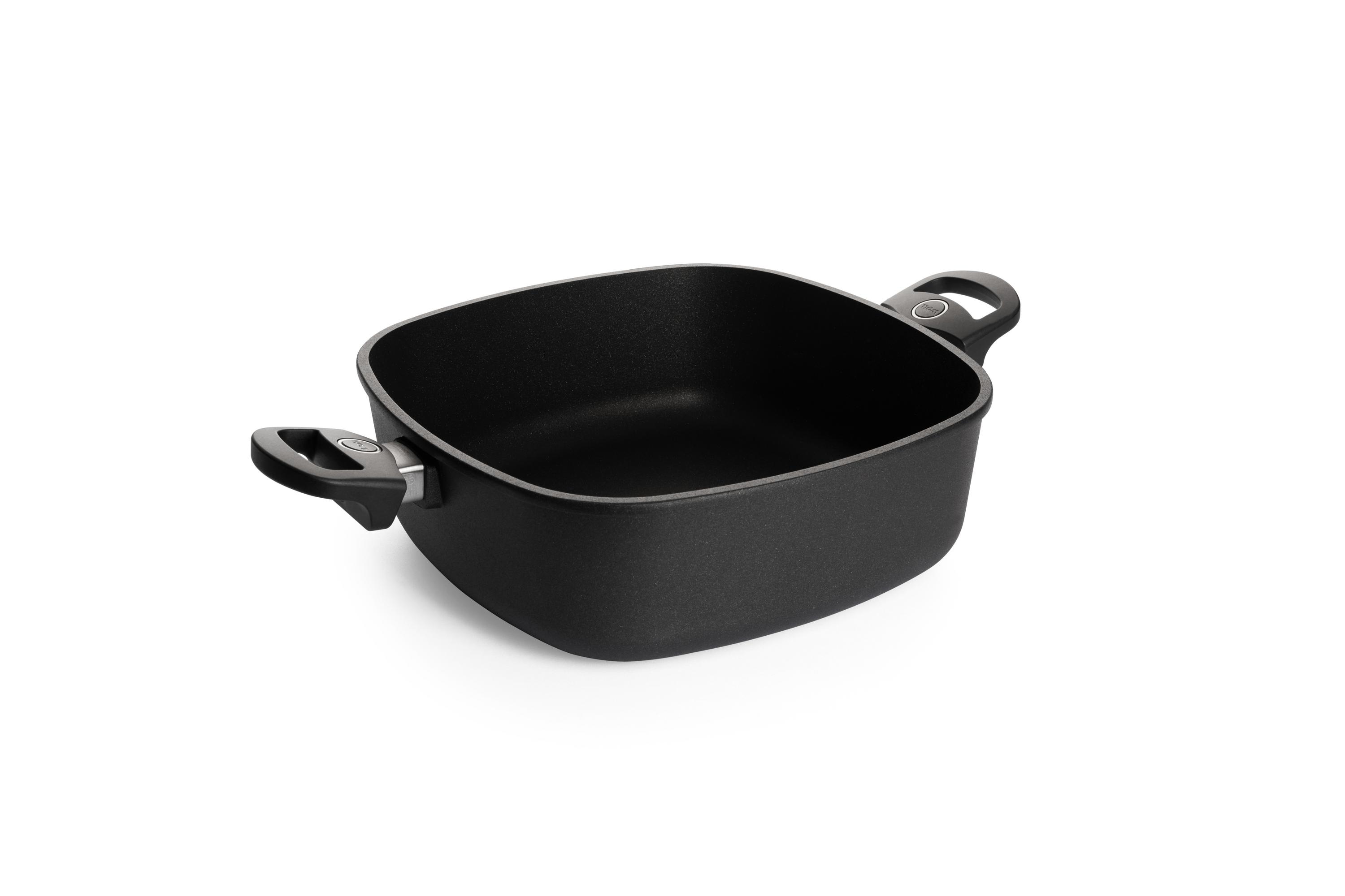 Сотейник WOLL квадратный с 2-мя ручками h-10 см 28*28 см 6 л Diamond Titan Best Induction