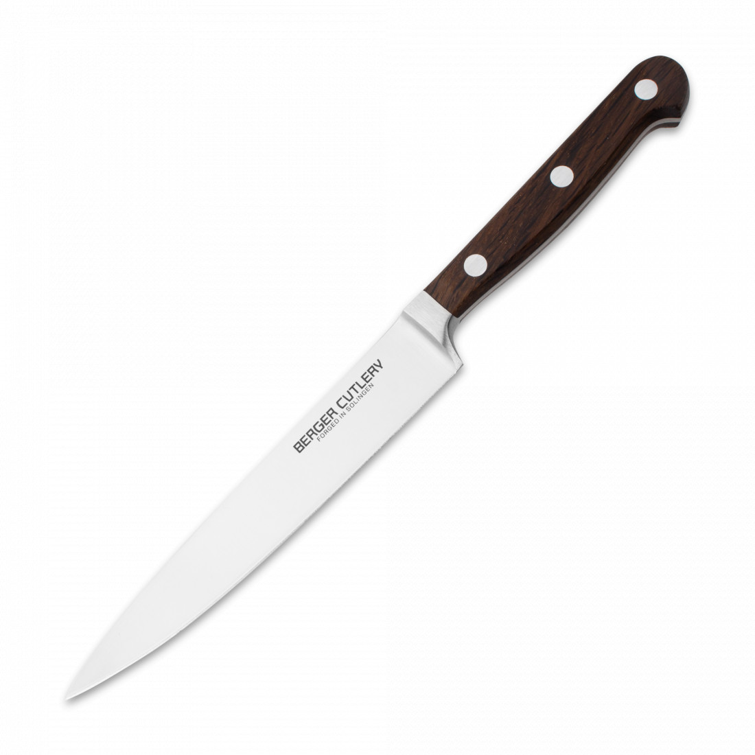 Нож Berger Cutlery универсальный 16 см, серия Classic Smoked Oak