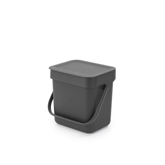 Мусорное ведро Sort & Go (3 л), Серый