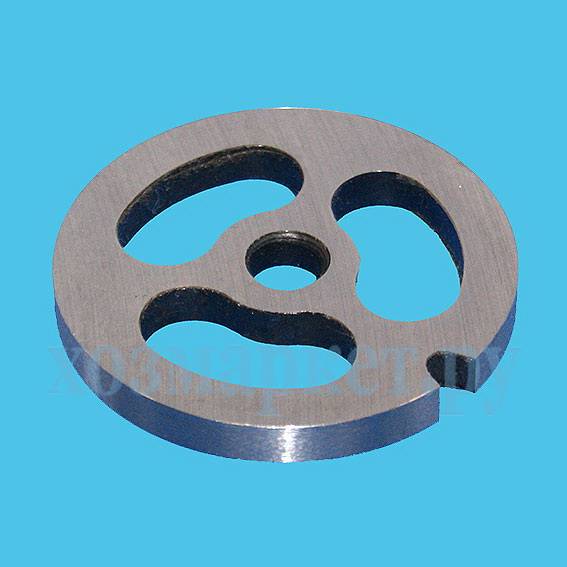 Решетка №4 обрезная для мясорубки Braun (D-53.6mm)