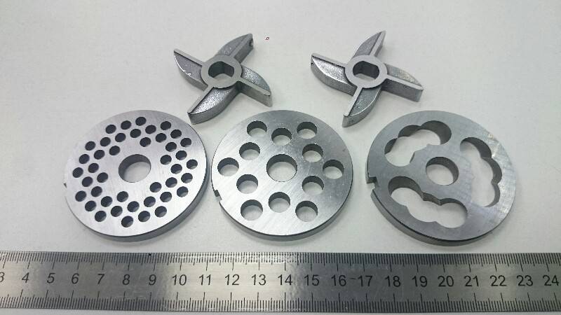 Комплект НЕРЖ. для мясорубки М-50С (без бурта) Решётки D-60мм