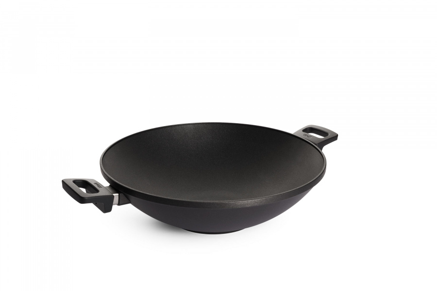 Вок WOLL с длинной ручкой h-11 см d-36 см Titanium Nowo Induction