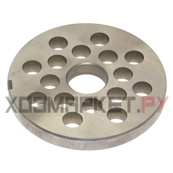 Режущий диск #52 для промышленной мясорубки KOLBE система UNGER (d-130/32mm, раб. отв. 16мм)