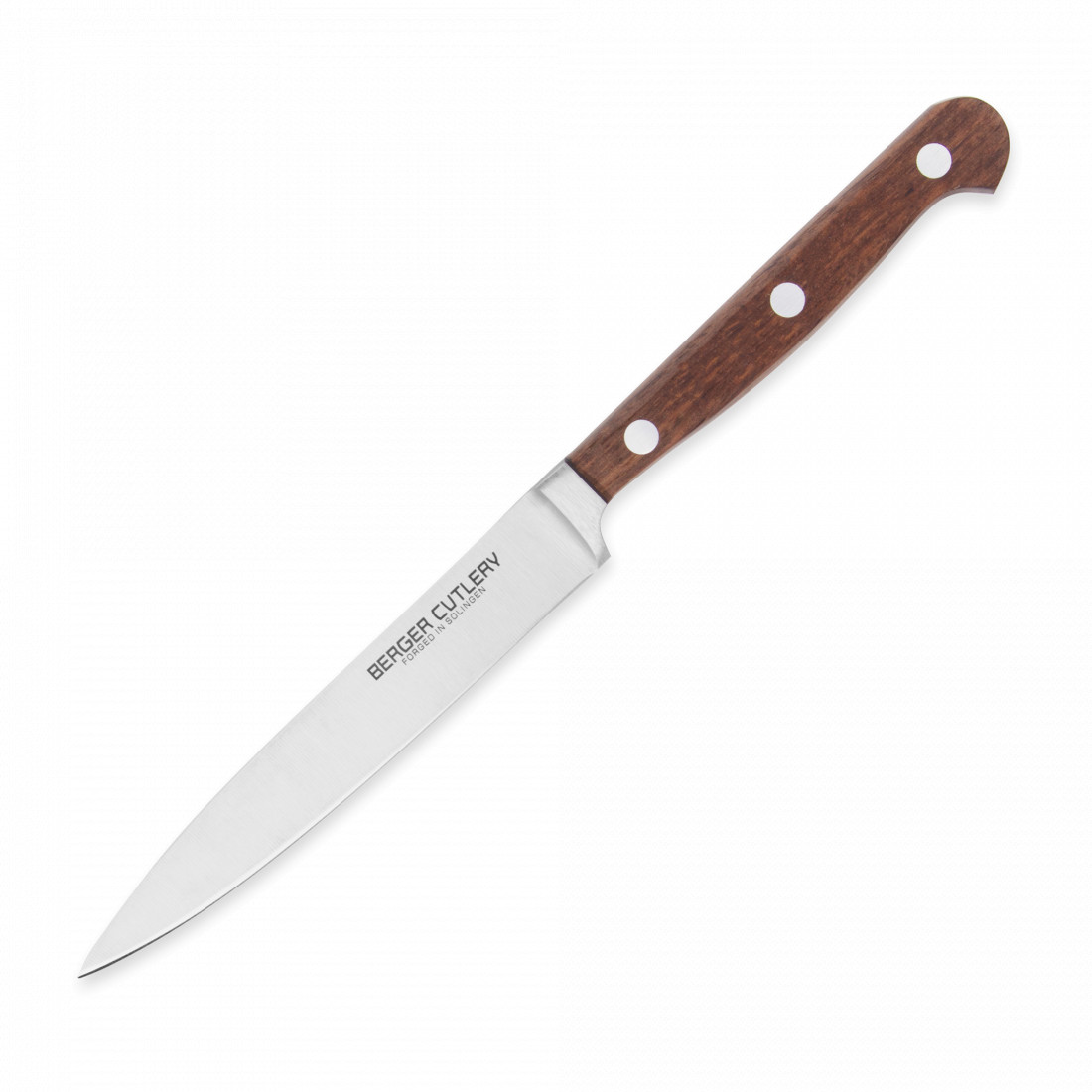 Нож Berger Cutlery для чистки и нарезки 12 см, серия Classic Smoked Oak