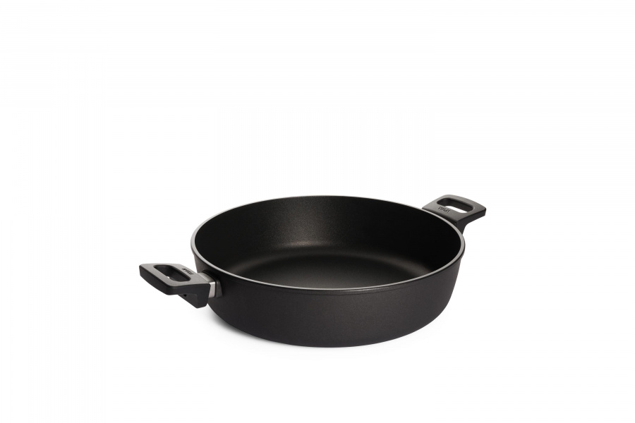 Сотейник WOLL с 2-мя ручками h-8 см, d-32 см, 5,5 л Titanium Nowo Induction