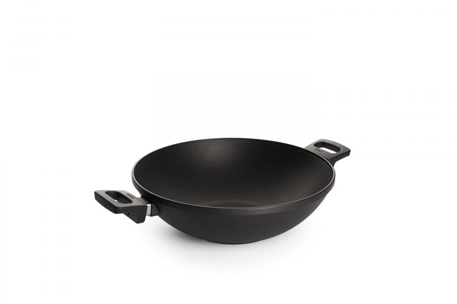 Вок WOLL с двумя ручками h-11 см d-32 см Titanium Nowo Induction