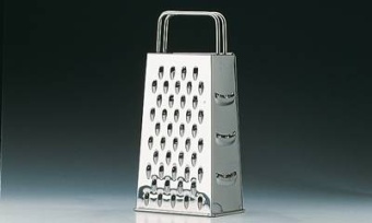 Терка четырехсторонняя 23,5х11х8 см, сталь 18/10 Kuchenprofi - фото в интернет-магазине Kupiwoll