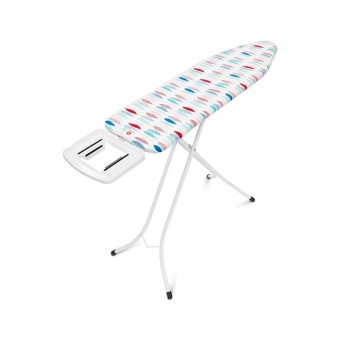 Гладильная доска Brabantia 124х38см (B) с подставкой для утюга, Белый - фото в интернет-магазине Kupiwoll