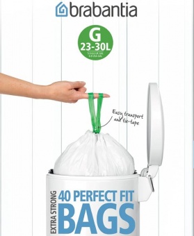 Мешки для мусора PerfectFit, размер G (23-30 л), упаковка-диспенсер, 40 шт. - фото в интернет-магазине Kupiwoll