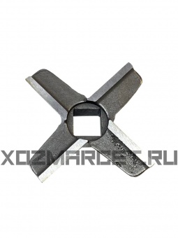 Нож #8 original для мясорубки Scarlett SL-1549, SL-MG46M60 и др. (Кв. 10 мм) - фото в интернет-магазине Kupiwoll
