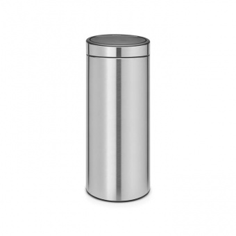 Мусорный бак Touch Bin New (30 л), Стальной матовый - фото в интернет-магазине Kupiwoll