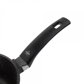 Ковш с антипригарным покрытием, диам. 16 см, высота 9.5 см, объем 1,9л, литой алюминий, фиксированная ручка, толщина дна 6,5 мм OLYMPIA - фото в интернет-магазине Kupiwoll