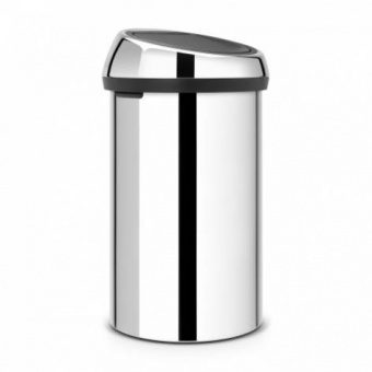 Мусорный бак Touch Bin (60 л), Стальной полированный - фото в интернет-магазине Kupiwoll