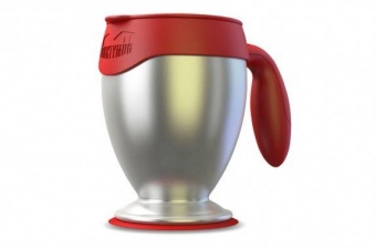 Кружка MIGHTY MUG "Могучая кружка" 470 мл нержавеющая сталь, красная - фото в интернет-магазине Kupiwoll