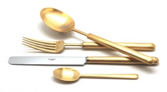 Набор столовых приборов 72 предмета матовый BALI GOLD, CUTIPOL - фото в интернет-магазине Kupiwoll