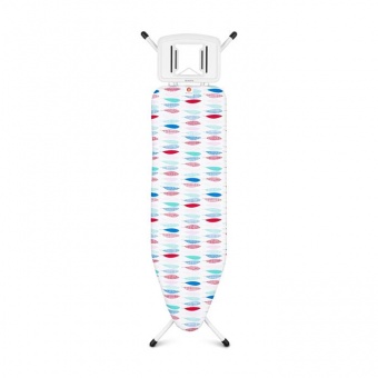 Гладильная доска Brabantia 124х38см (B) с подставкой для утюга, Белый - фото в интернет-магазине Kupiwoll