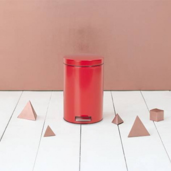 Мусорный бак с педалью (12л), Классический, Пламенно-красный, BRABANTIA - фото в интернет-магазине Kupiwoll