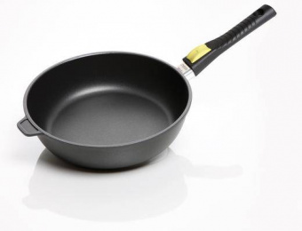 Сковорода глубокая со съемной ручкой d 28 см Click Forno Induction RISOLI - фото в интернет-магазине Kupiwoll