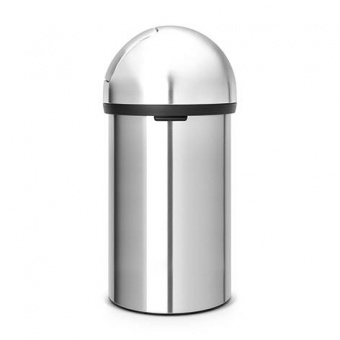Мусорный бак Push Bin (60 л), Стальной матовый - фото в интернет-магазине Kupiwoll