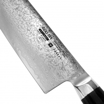 Нож кухонный, «Kiritsuke» 20 см дамасская сталь Gou  YAXELL - фото в интернет-магазине Kupiwoll
