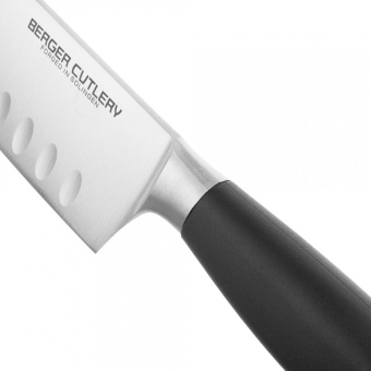 Нож Berger Cutlery поварской Сантоку 16 см, серия Ergo Line Pro - фото в интернет-магазине Kupiwoll