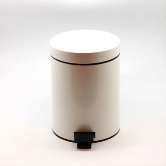Мусорный бак с педалью (5л), Классический, Белый, BRABANTIA - фото в интернет-магазине Kupiwoll