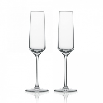Набор фужеров для шампанского, объем 209 мл, 2 шт., серия Pure, ZWIESEL GLAS - фото в интернет-магазине Kupiwoll
