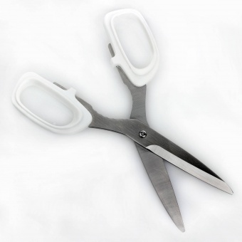 Ножницы кухонные 20 см ручки белый пластик  Scissors - фото в интернет-магазине Kupiwoll
