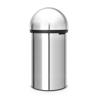 Мусорный бак Push Bin (60 л), Стальной матовый - фото в интернет-магазине Kupiwoll