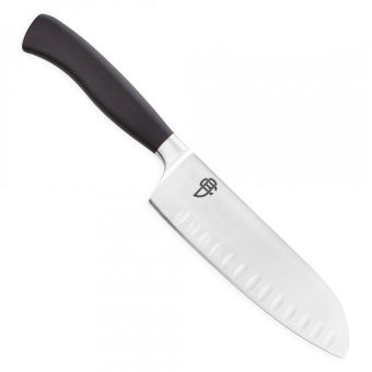 Нож Berger Cutlery поварской Сантоку 16 см, серия Ergo Line Pro - фото в интернет-магазине Kupiwoll