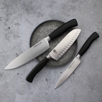Нож Berger Cutlery поварской  «Шеф» 21 см, серия Ergo Line Pro - фото в интернет-магазине Kupiwoll