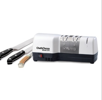 Точилка электрическая для заточки ножей, цвет белый, серия Knife sharpeners, Chef'sChoice - фото в интернет-магазине Kupiwoll