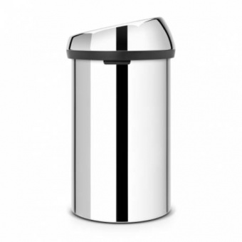 Мусорный бак Touch Bin (60 л), Стальной полированный - фото в интернет-магазине Kupiwoll