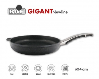Сковорода средняя BAF d 24 см с фиксированной ручкой GIGANT Newline - фото в интернет-магазине Kupiwoll